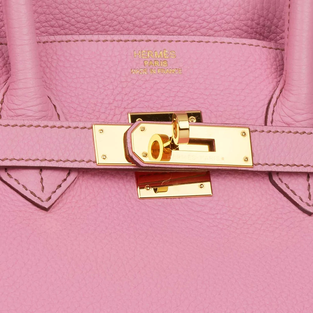 Hermès Birkin 35 Bubblegum Togo Gold Hardware