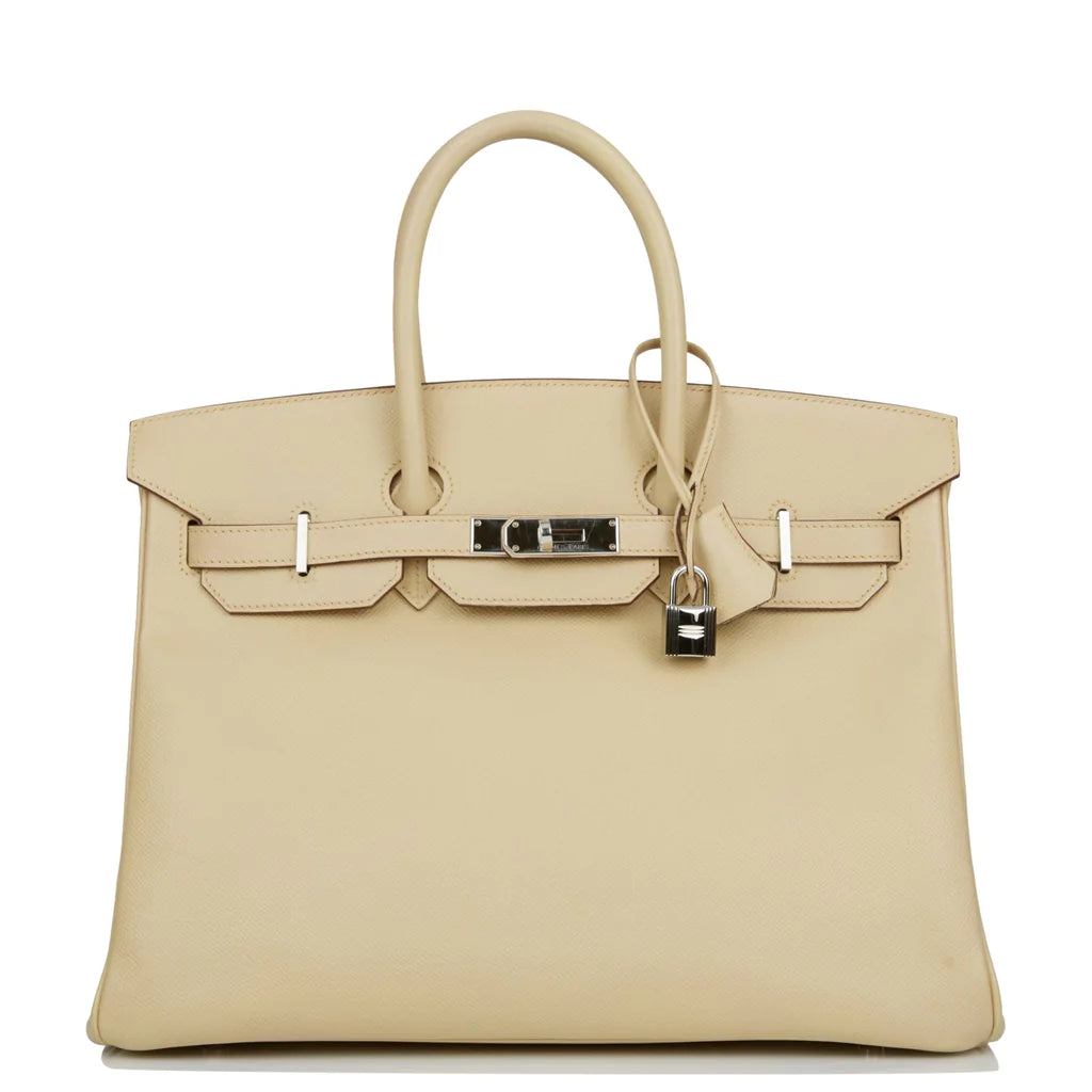 Hermès Birkin 35 Parchemin Epsom Palladium Hardware