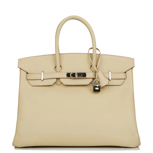 Hermès Birkin 35 Parchemin Epsom Palladium Hardware