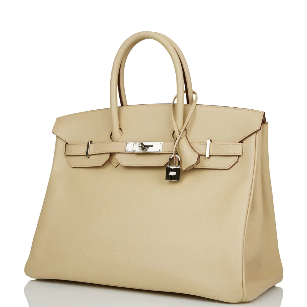 Hermès Birkin 35 Parchemin Epsom Palladium Hardware