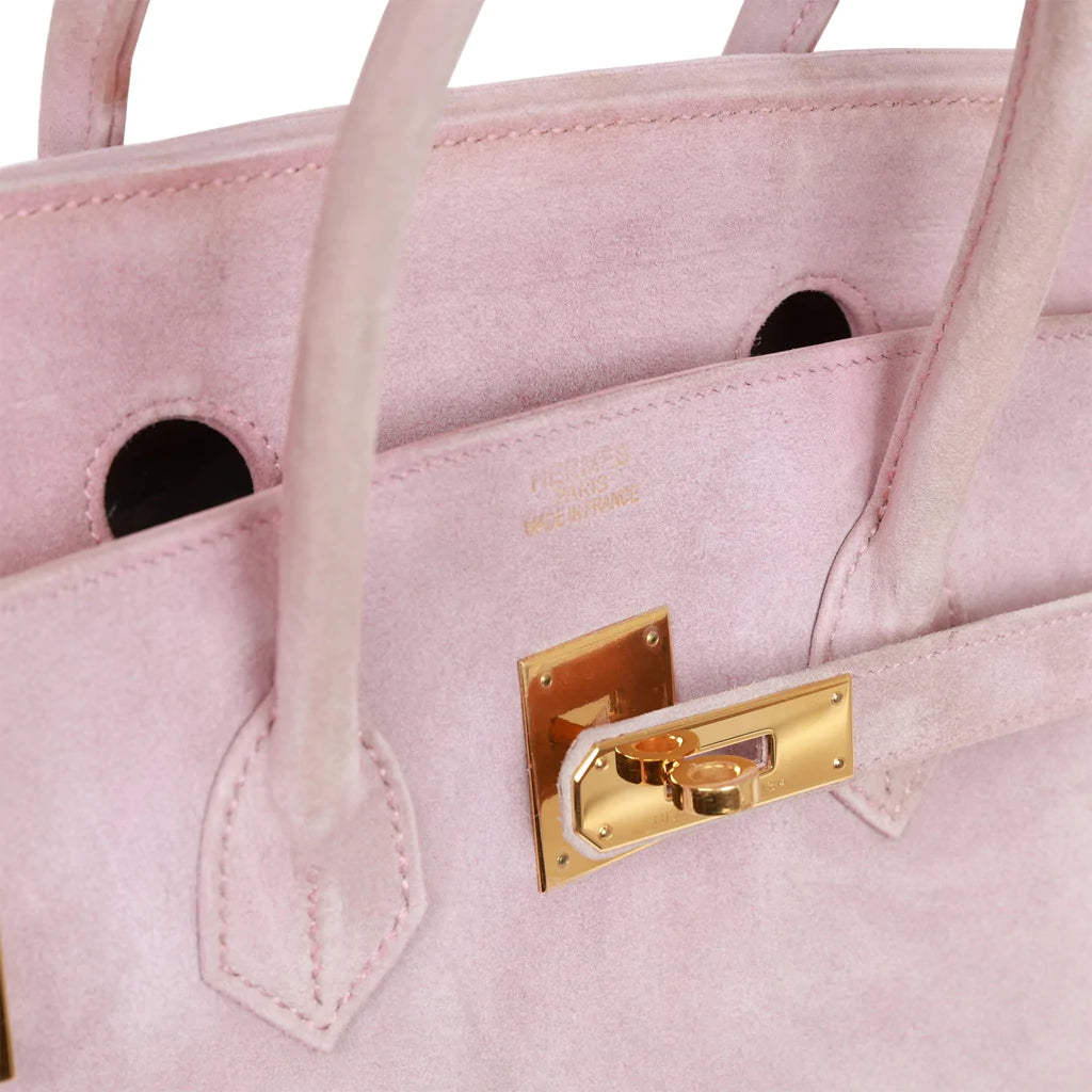 Vintage Hermès Birkin 35 Lilac Doblis Gold Hardware