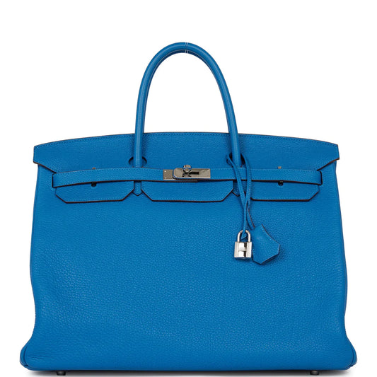 Hermès Birkin 40 Mykonos Togo Palladium Hardware