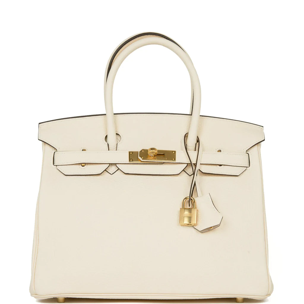 Hermès Birkin 30 Nata Clemence Gold Hardware