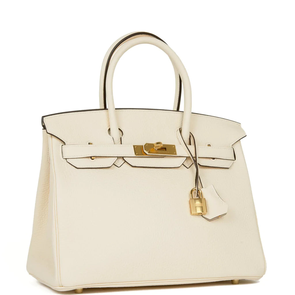 Hermès Birkin 30 Nata Clemence Gold Hardware