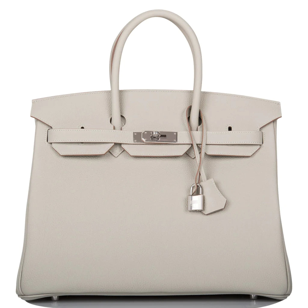 Hermès Birkin 35 Gris Perle Togo Palladium Hardware