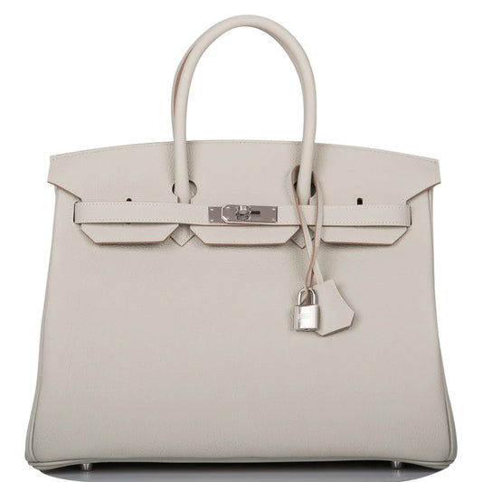 Hermès Birkin 35 Gris Perle Togo Palladium Hardware