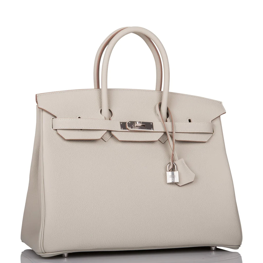 Hermès Birkin 35 Gris Perle Togo Palladium Hardware