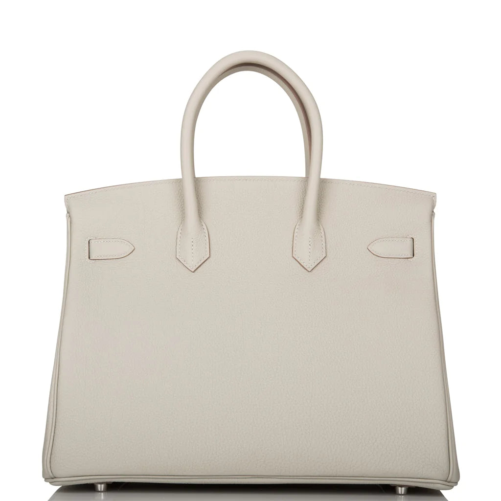 Hermès Birkin 35 Gris Perle Togo Palladium Hardware