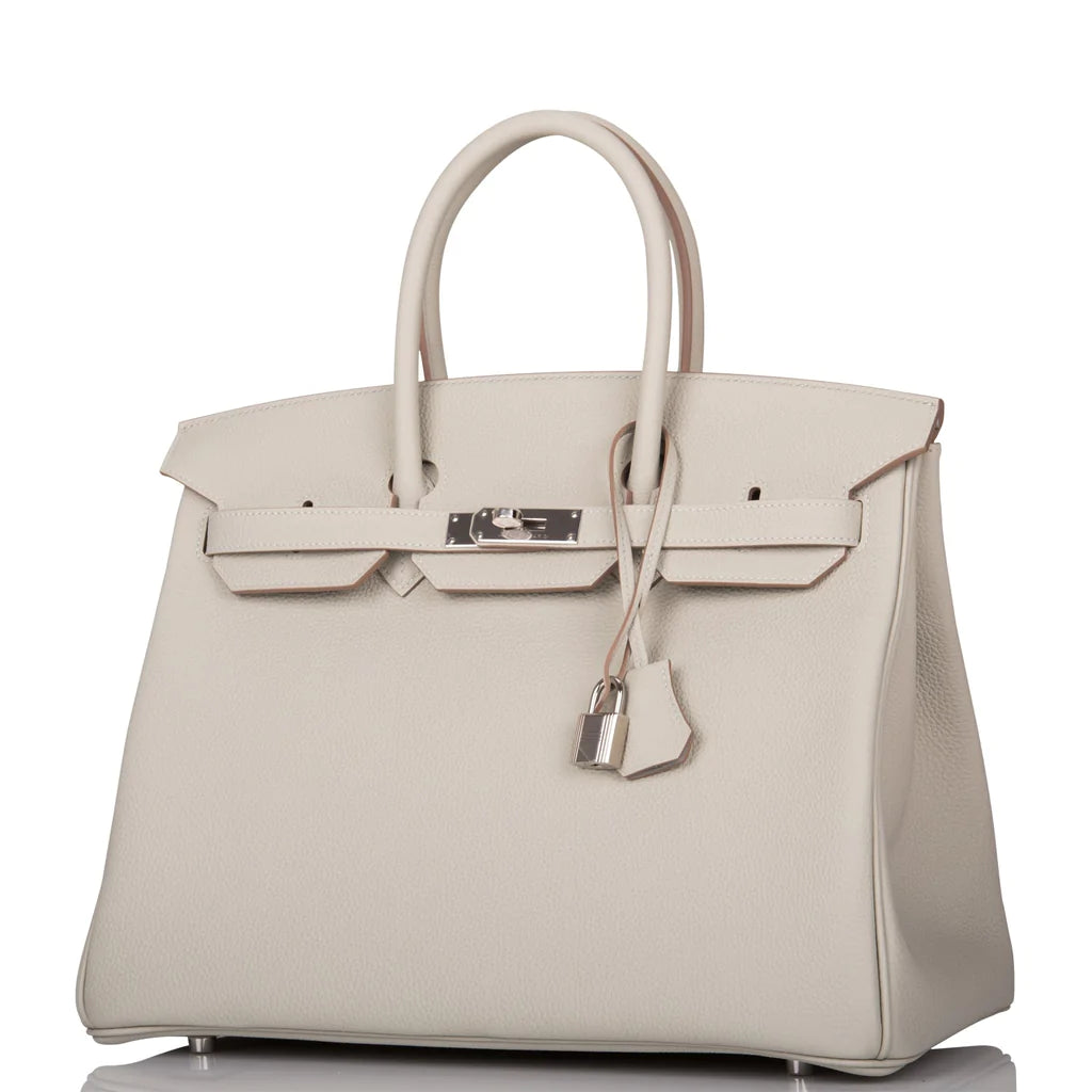 Hermès Birkin 35 Gris Perle Togo Palladium Hardware