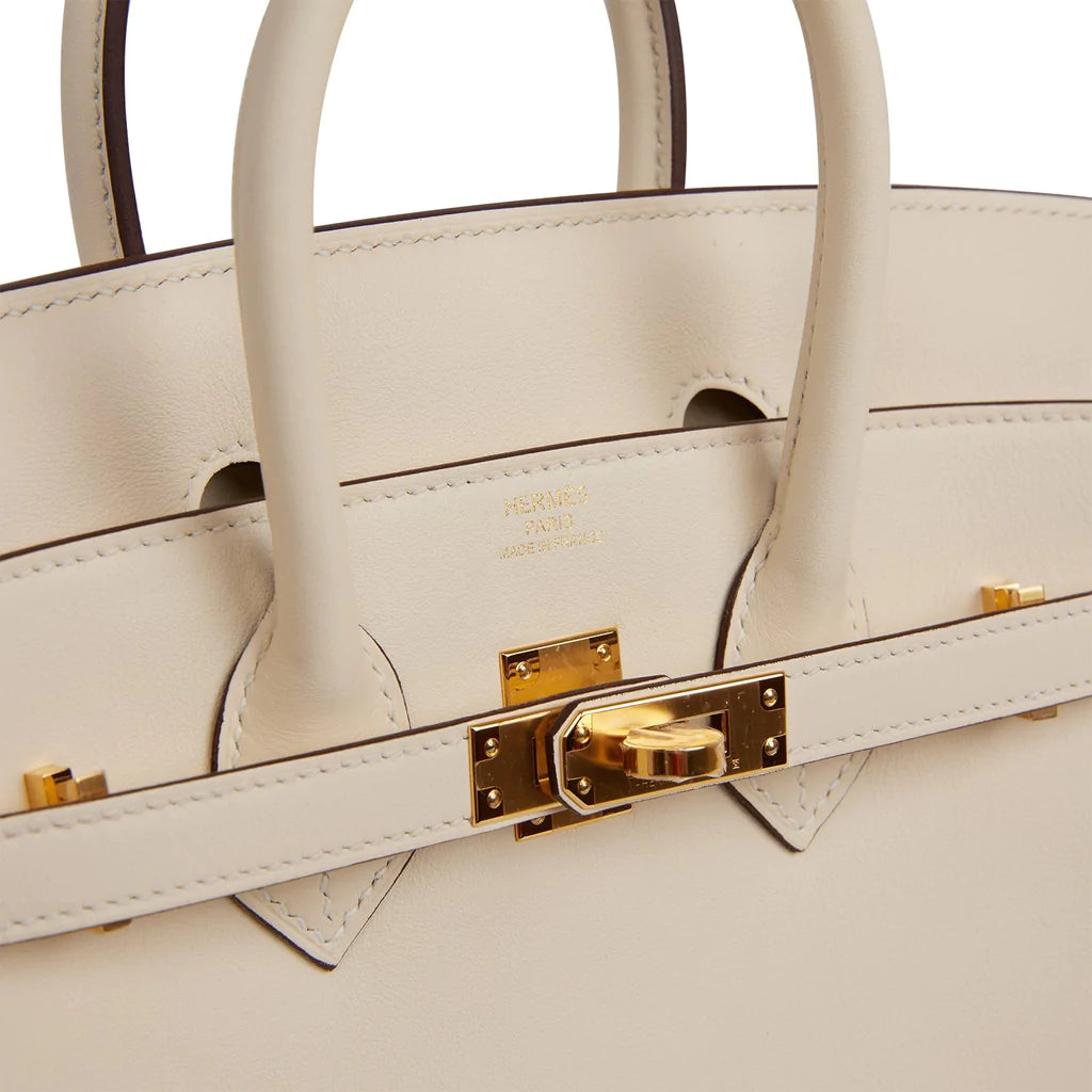 Hermès Birkin 25 Nata Swift Gold Hardware