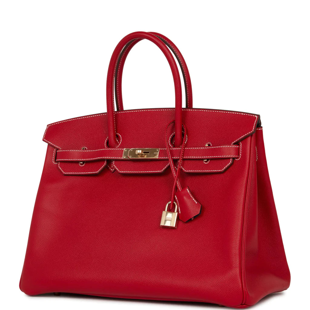 Hermès Birkin 35 Rouge Casaque Candy Epsom Permabrass Hardware