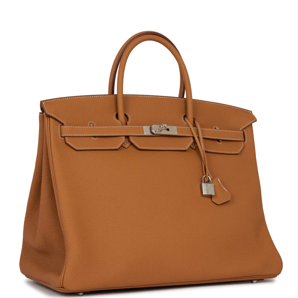 Hermès Birkin 40 Gold Togo Palladium Hardware