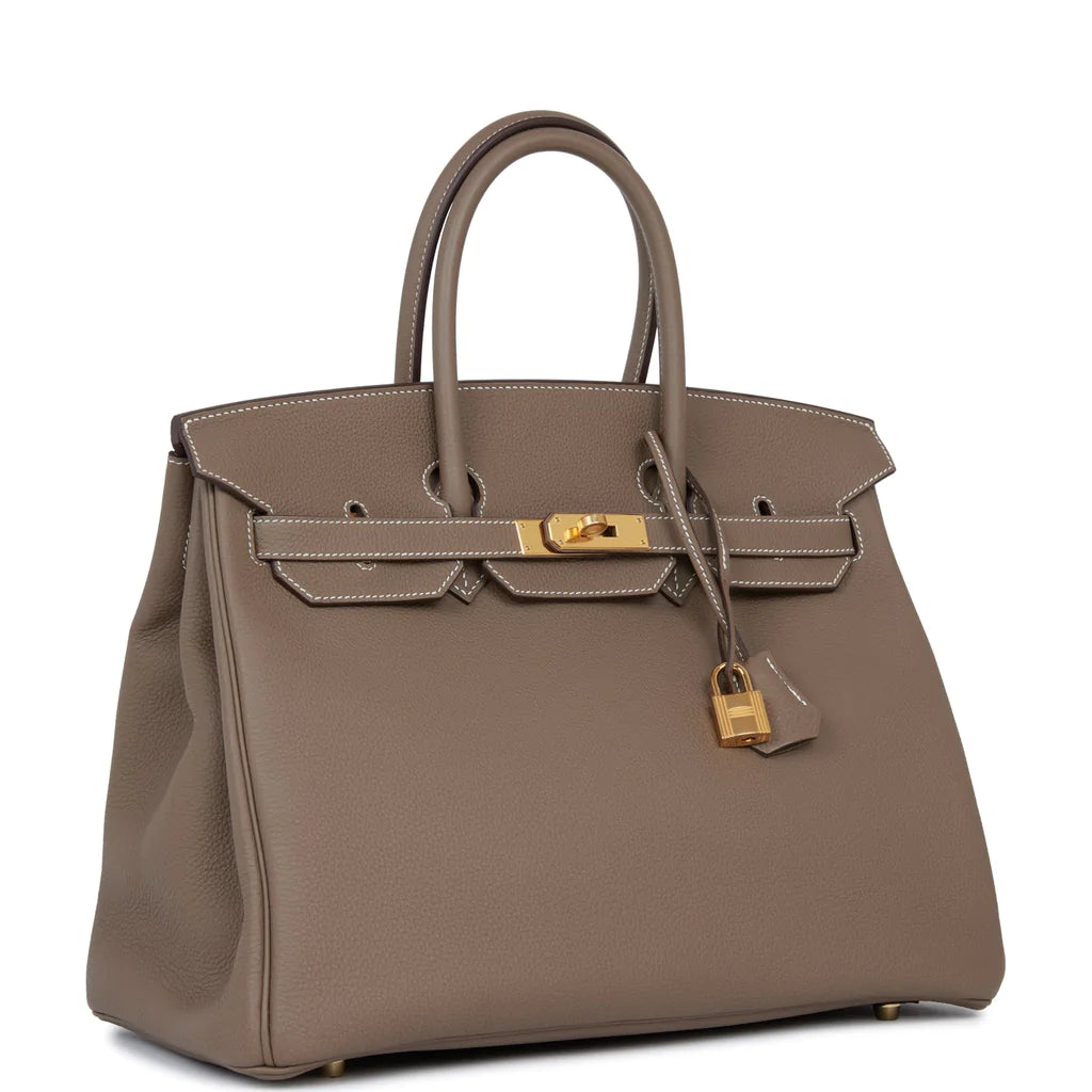 Hermès Birkin 35 Etoupe Togo Gold Hardware