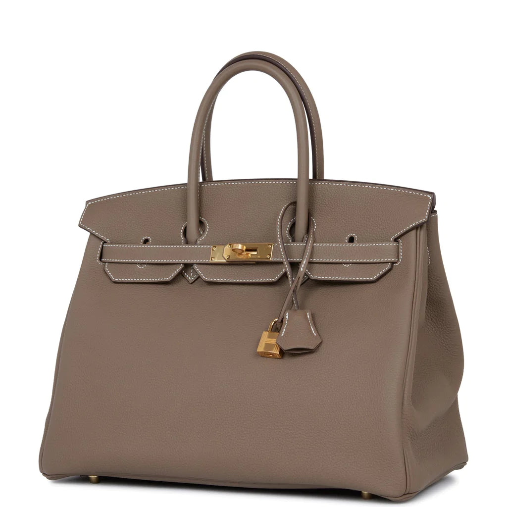 Hermès Birkin 35 Etoupe Togo Gold Hardware