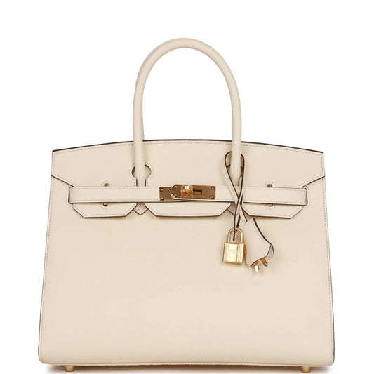 Hermès Birkin Sellier 30 Nata Epsom Gold Hardware