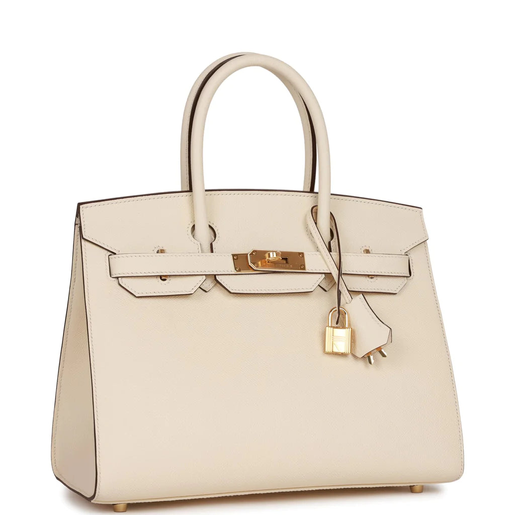 Hermès Birkin Sellier 30 Nata Epsom Gold Hardware