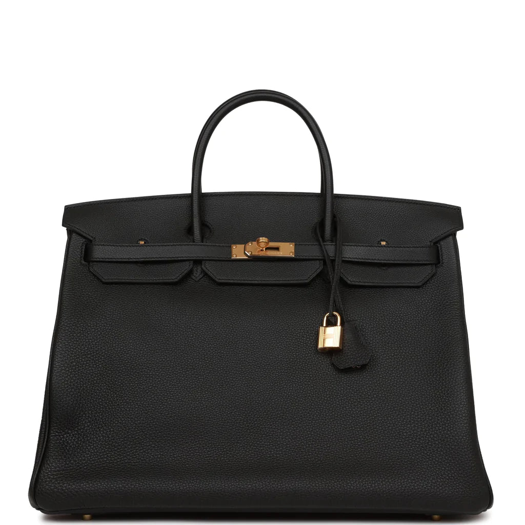 Hermès Birkin 40 Black Togo Gold Hardware