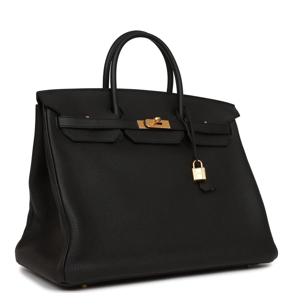 Hermès Birkin 40 Black Togo Gold Hardware