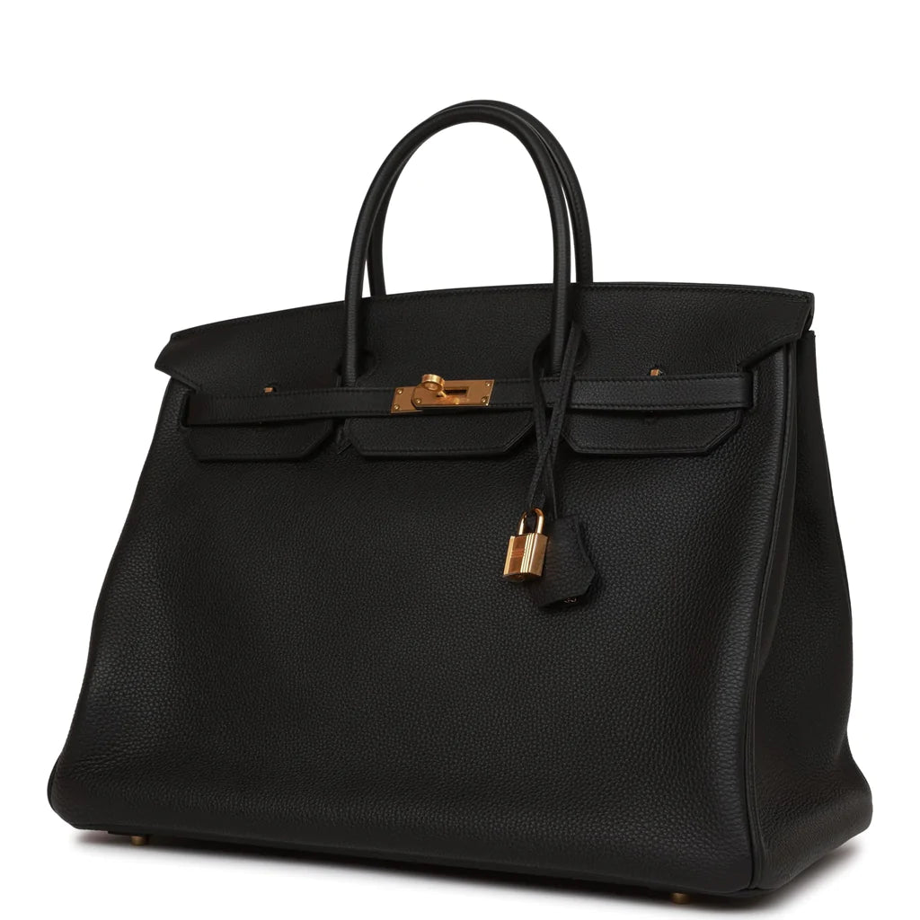 Hermès Birkin 40 Black Togo Gold Hardware