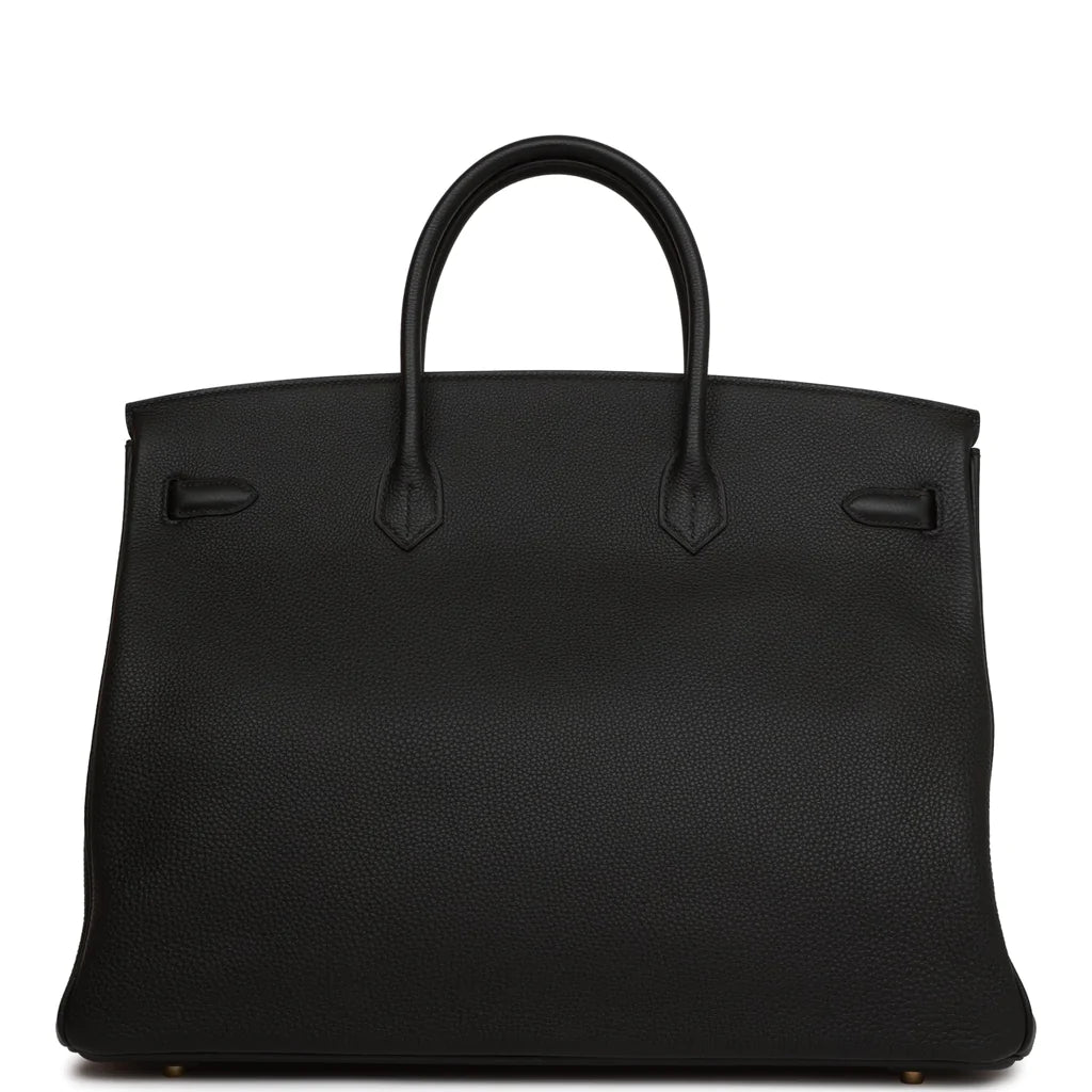 Hermès Birkin 40 Black Togo Gold Hardware