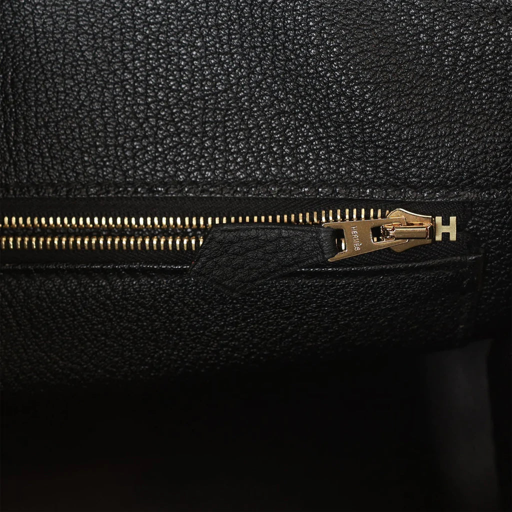 Hermès Birkin 40 Black Togo Gold Hardware