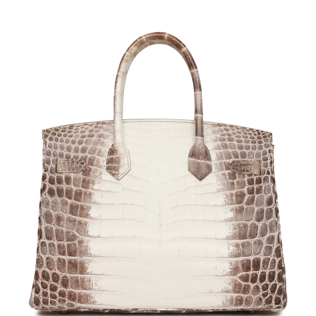 Hermès Birkin 30 Himalaya Niloticus Crocodile Palladium Hardware