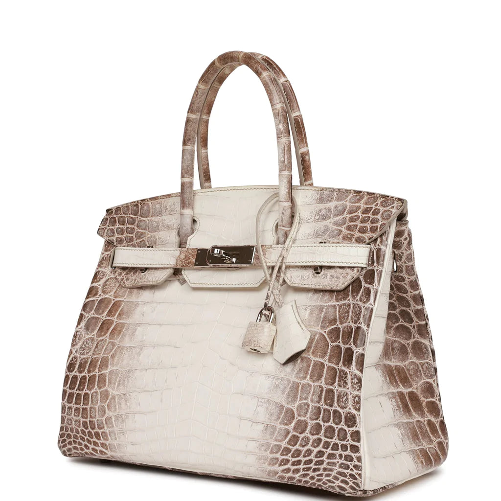 Hermès Birkin 30 Himalaya Niloticus Crocodile Palladium Hardware