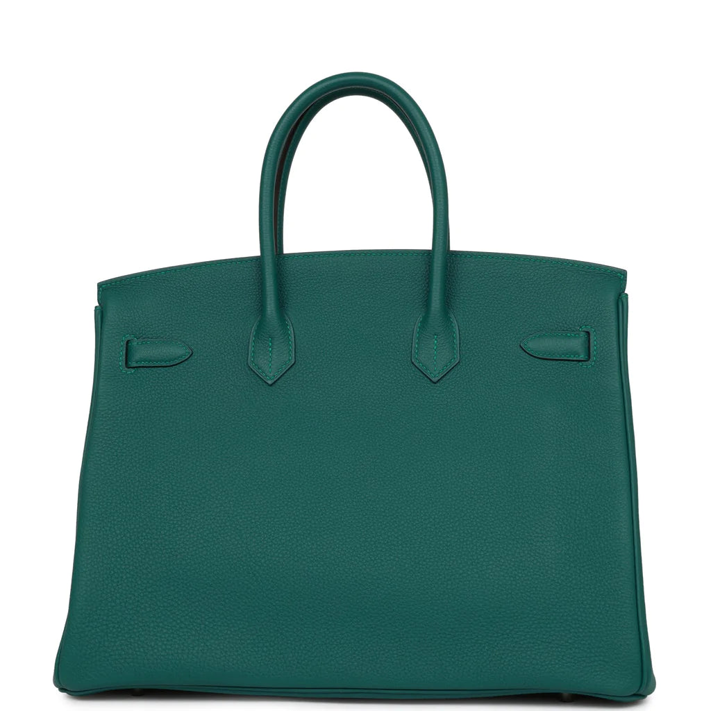 Hermès Birkin 35 Malachite Togo Palladium Hardware