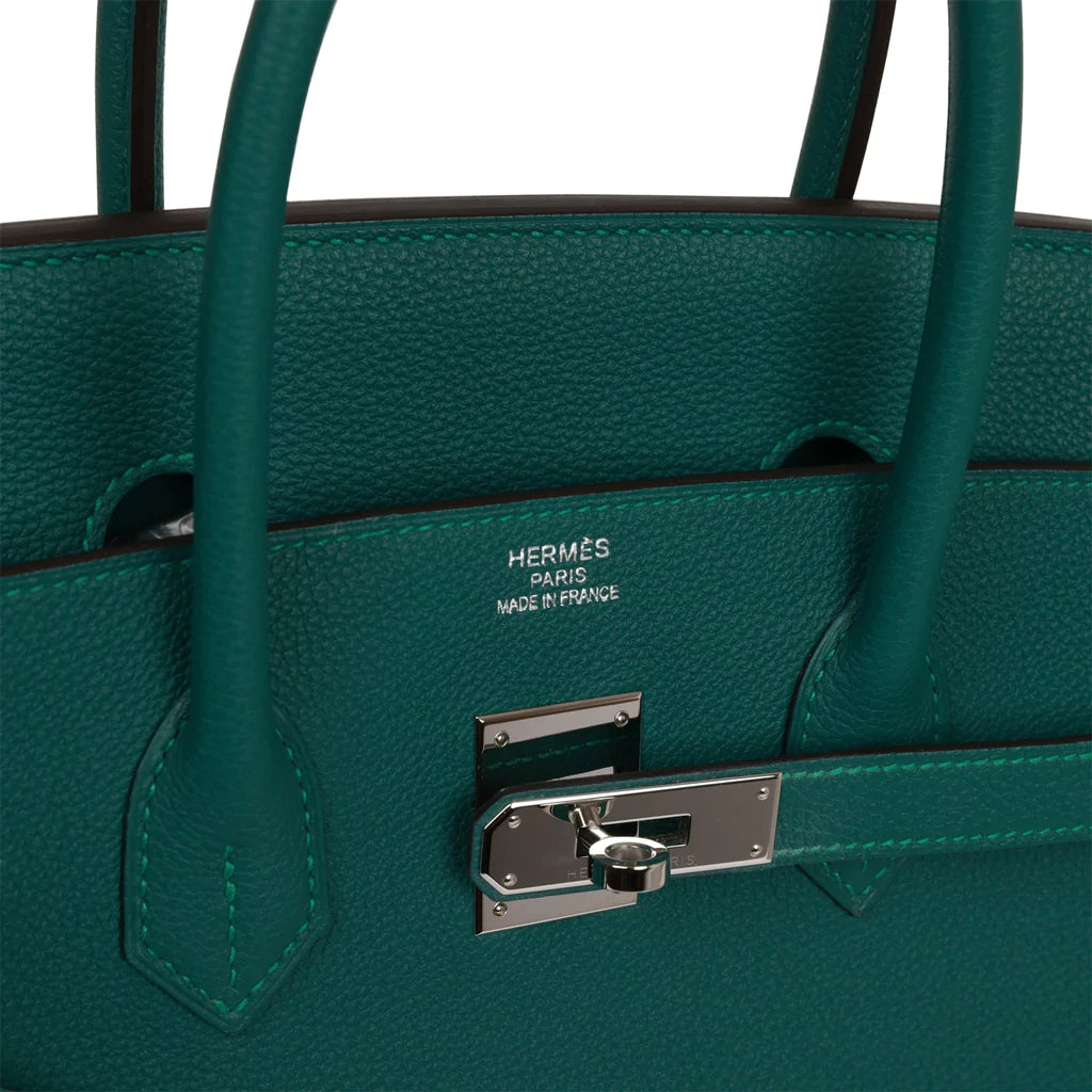 Hermès Birkin 35 Malachite Togo Palladium Hardware