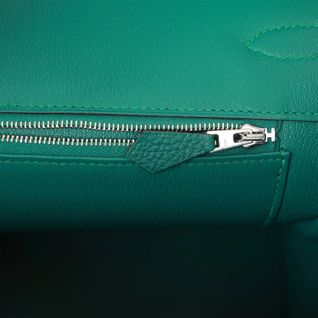 Hermès Birkin 35 Malachite Togo Palladium Hardware