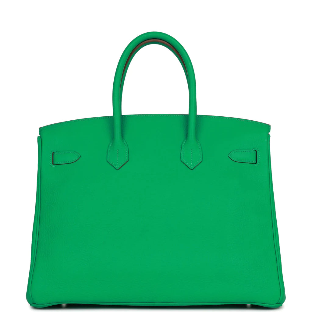 Hermès Birkin 35 Menthe Clemence Palladium Hardware