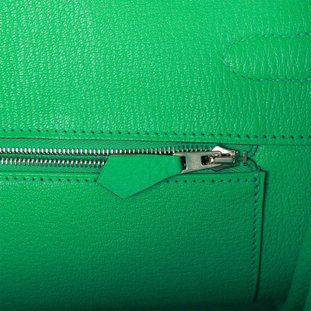 Hermès Birkin 35 Menthe Clemence Palladium Hardware