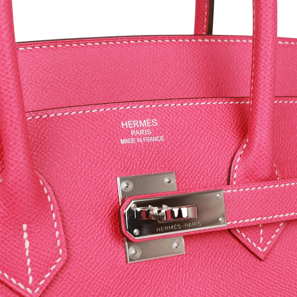 Hermès Birkin 35 Rose Tyrien Epsom Palladium Hardware