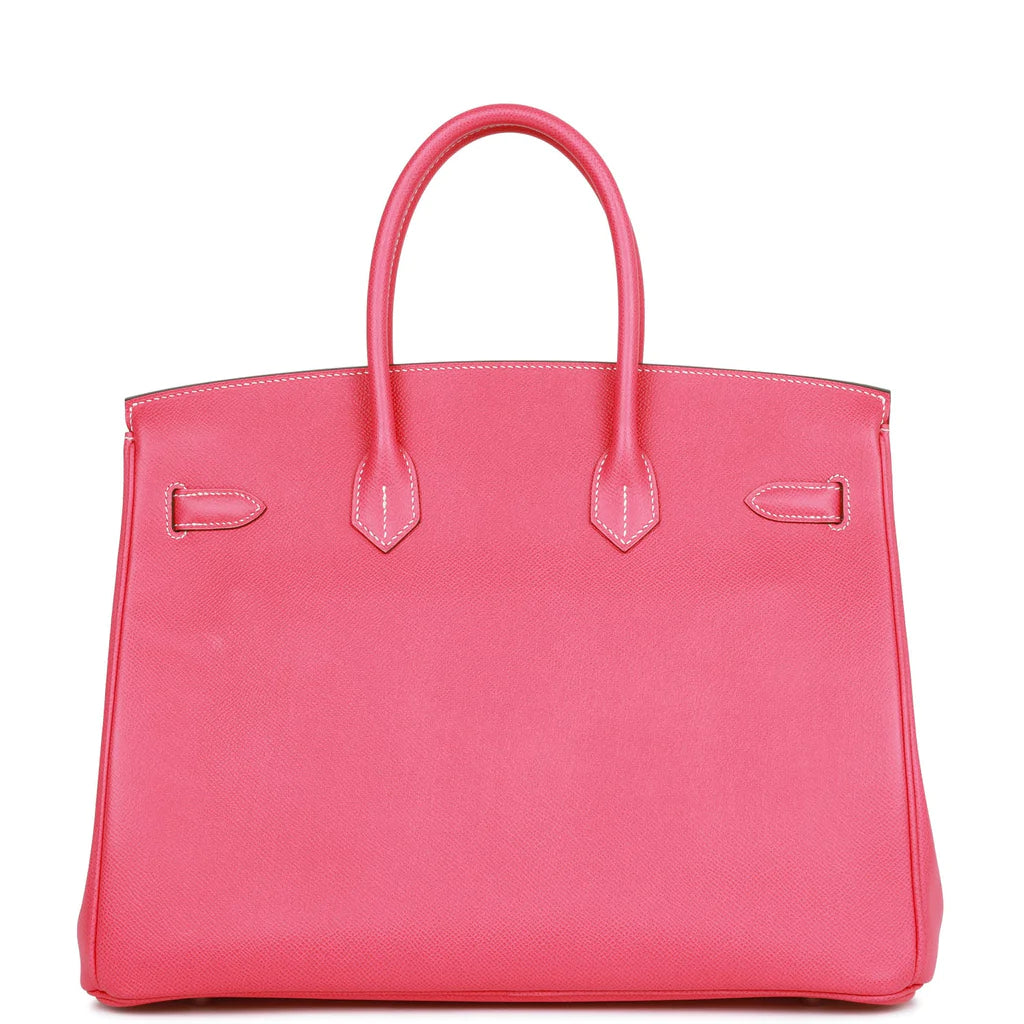 Hermès Birkin 35 Rose Tyrien Epsom Palladium Hardware