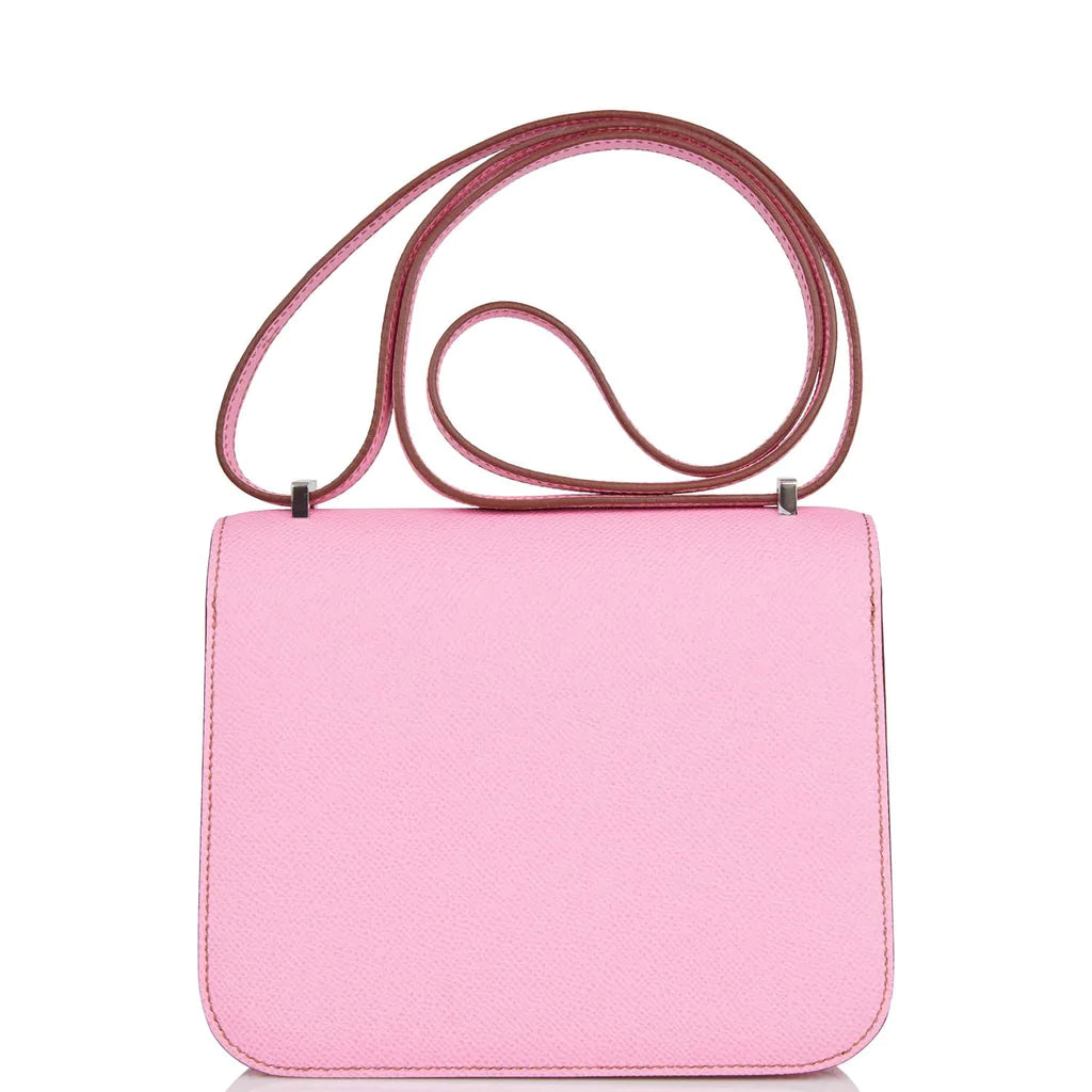 Hermès Constance 18 Bubblegum Epsom Palladium Hardware