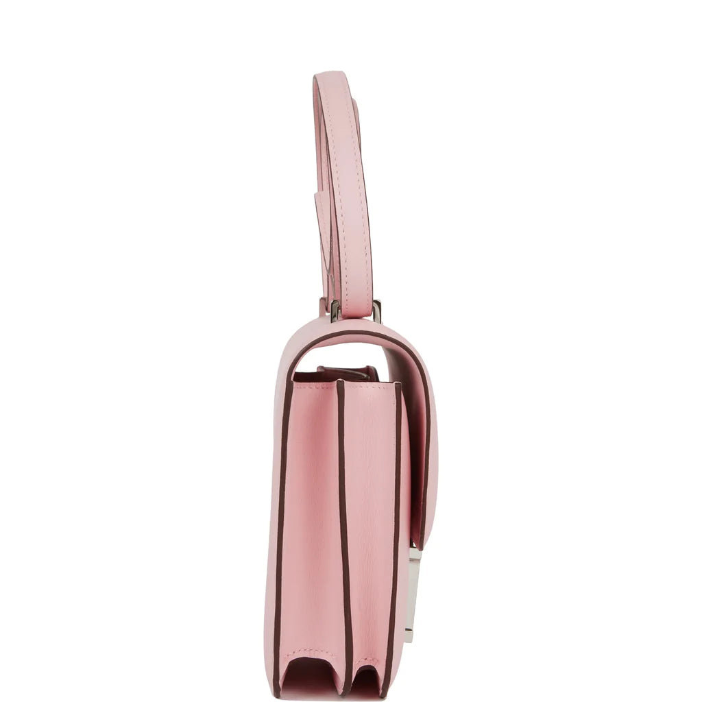 Hermès Constance 18 Rose Sakura Swift Palladium Hardware