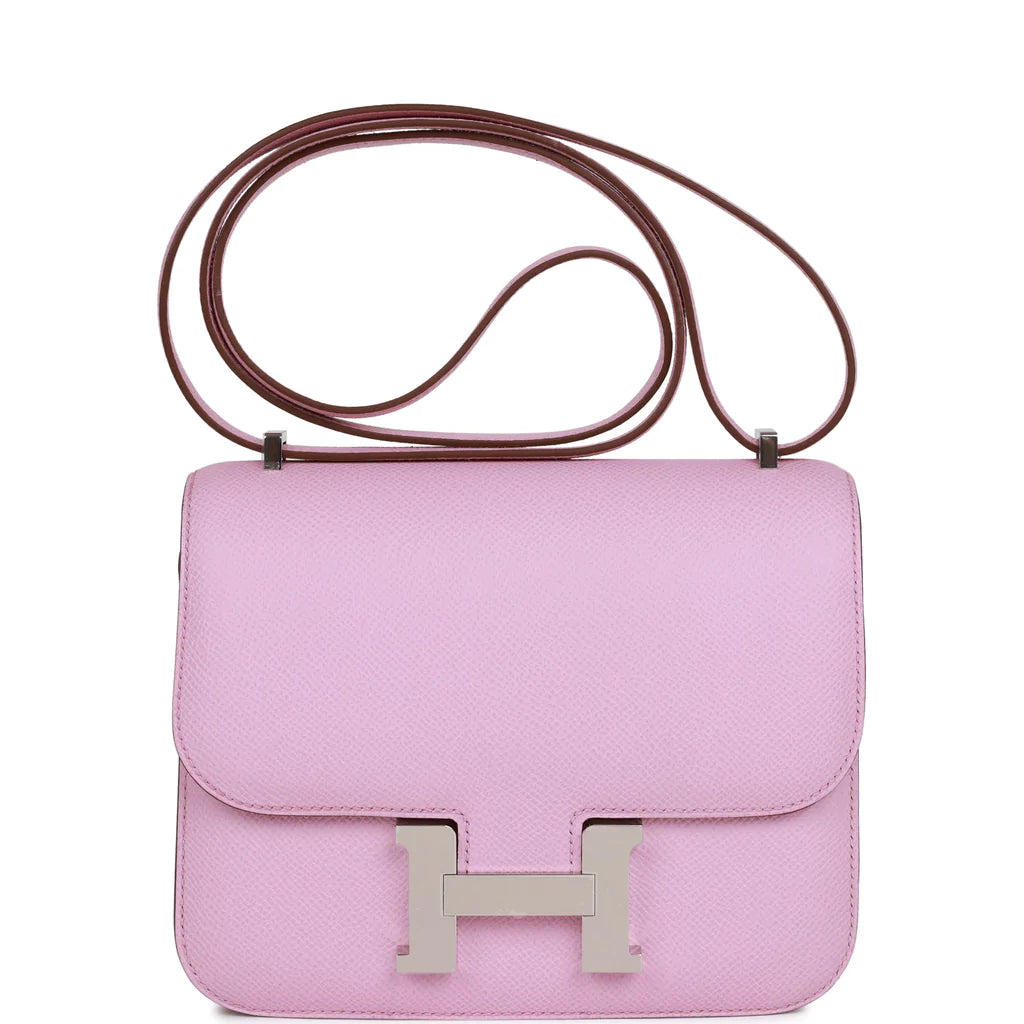 Hermès Constance 18 Mauve Sylvestre Epsom Palladium Hardware