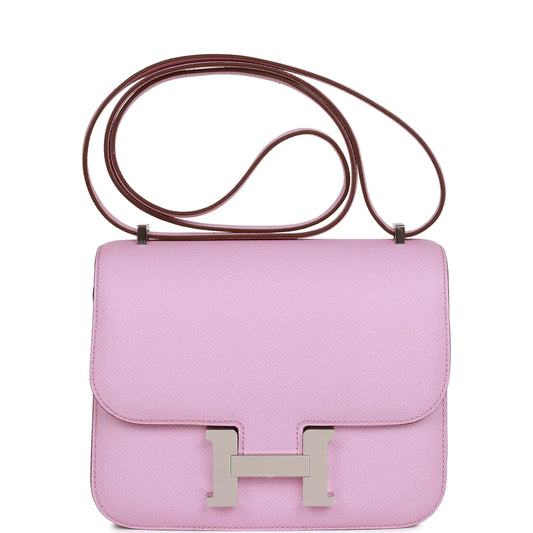 Hermès Constance 18 Mauve Sylvestre Epsom Palladium Hardware