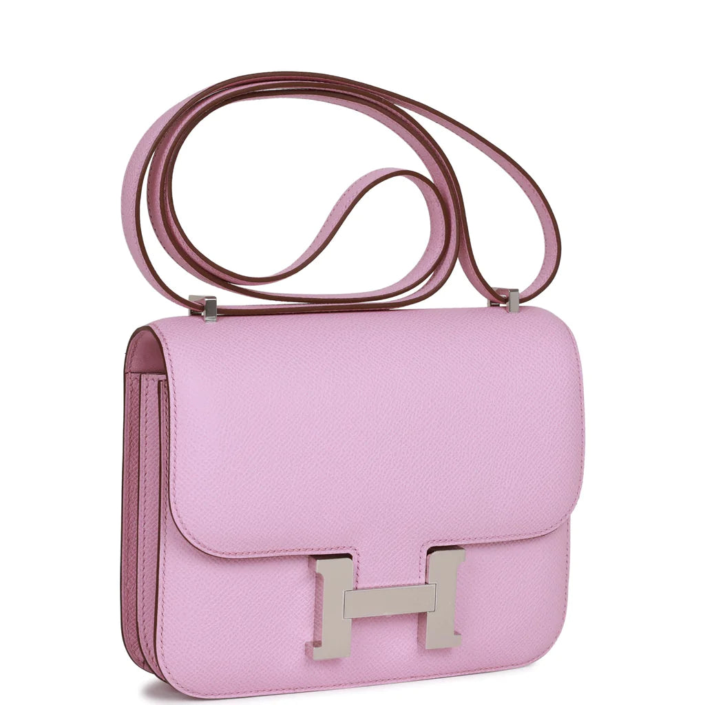 Hermès Constance 18 Mauve Sylvestre Epsom Palladium Hardware