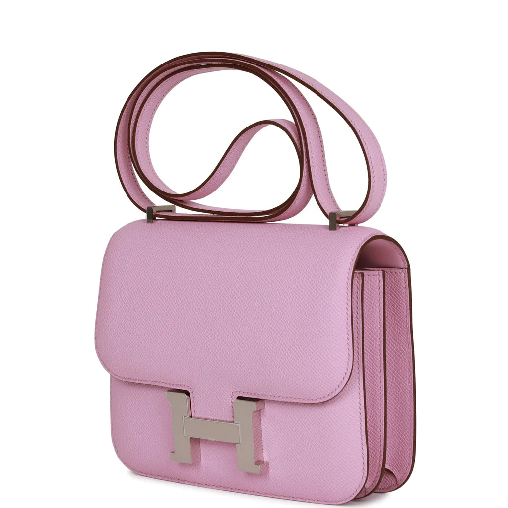 Hermès Constance 18 Mauve Sylvestre Epsom Palladium Hardware