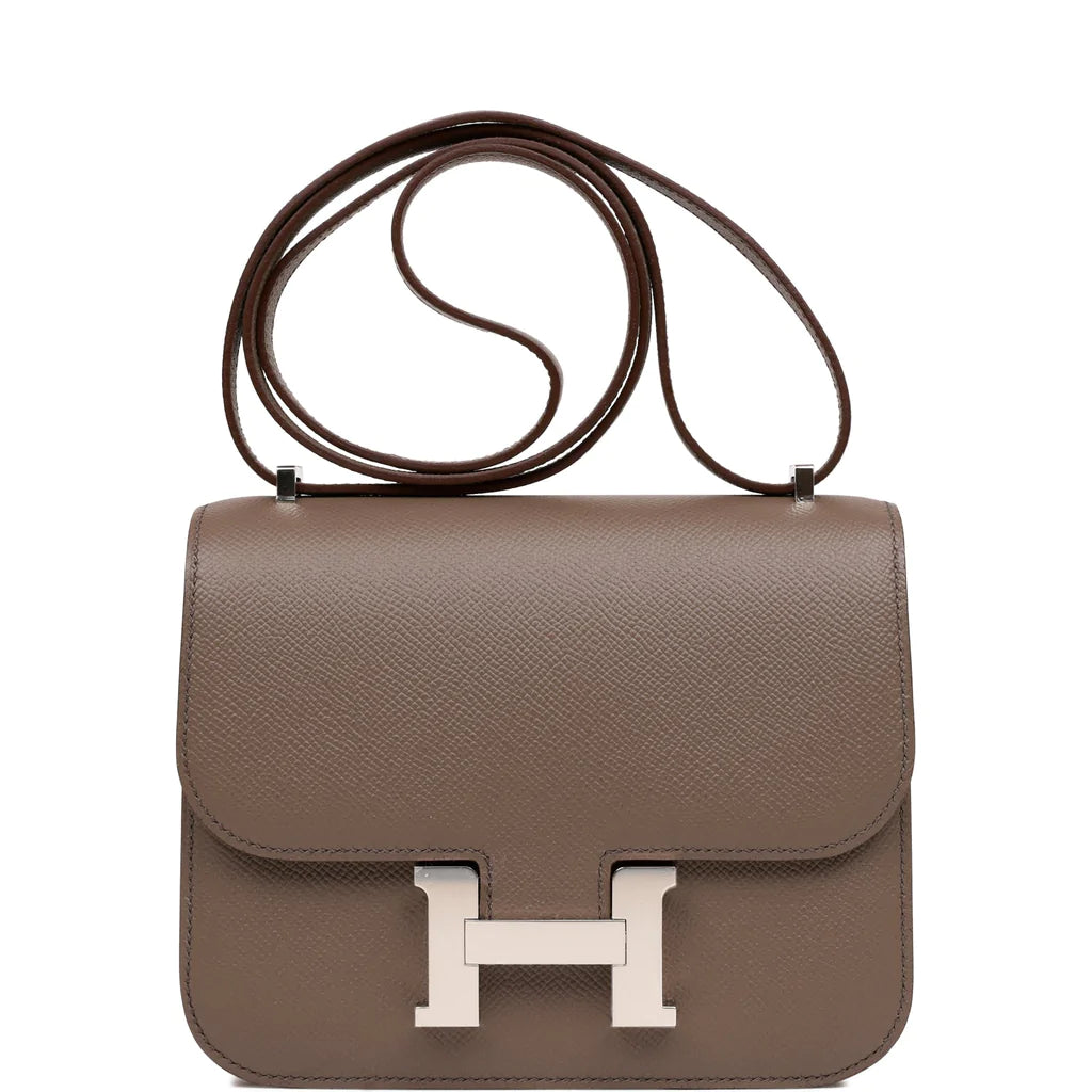 Hermès Constance 18 Etain Epsom Palladium Hardware