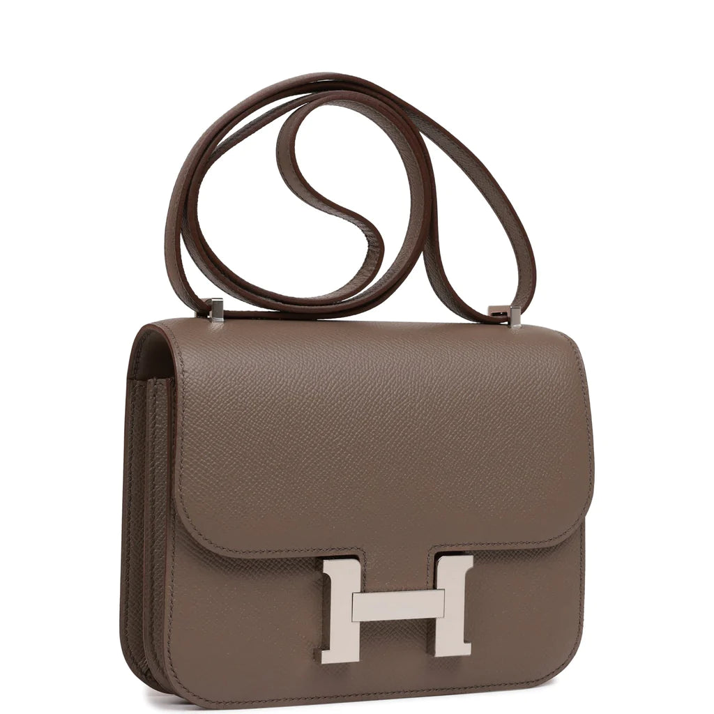 Hermès Constance 18 Etain Epsom Palladium Hardware