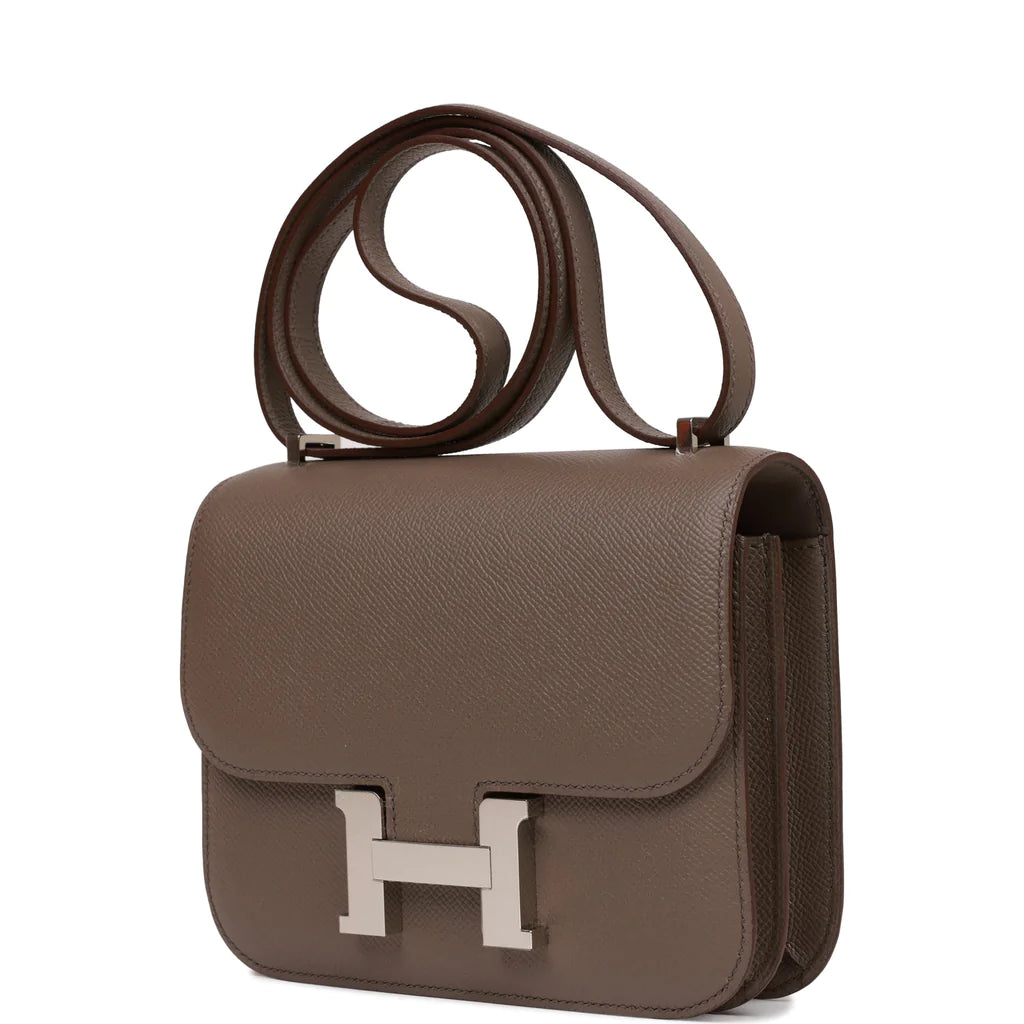 Hermès Constance 18 Etain Epsom Palladium Hardware