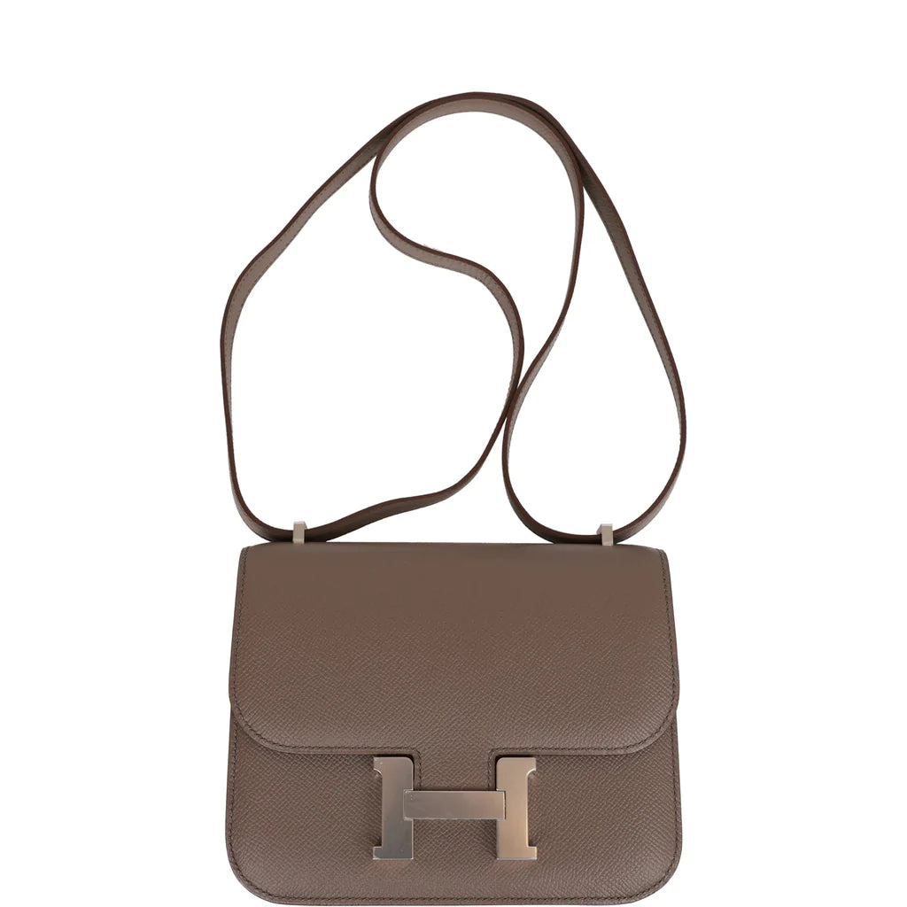 Hermès Constance 18 Etain Epsom Palladium Hardware