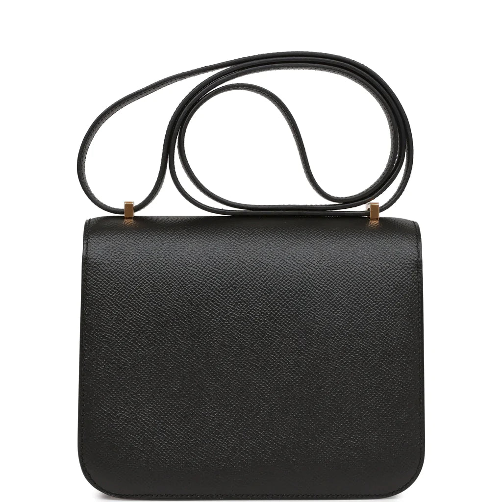 Hermès Constance 18 Black Epsom Gold Hardware