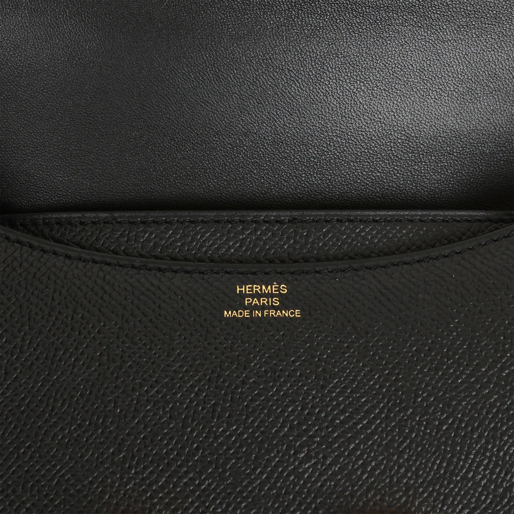 Hermès Constance 18 Black Epsom Gold Hardware