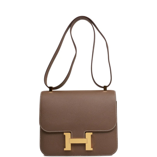 Hermès Constance 24 Etoupe Epsom Gold Hardware