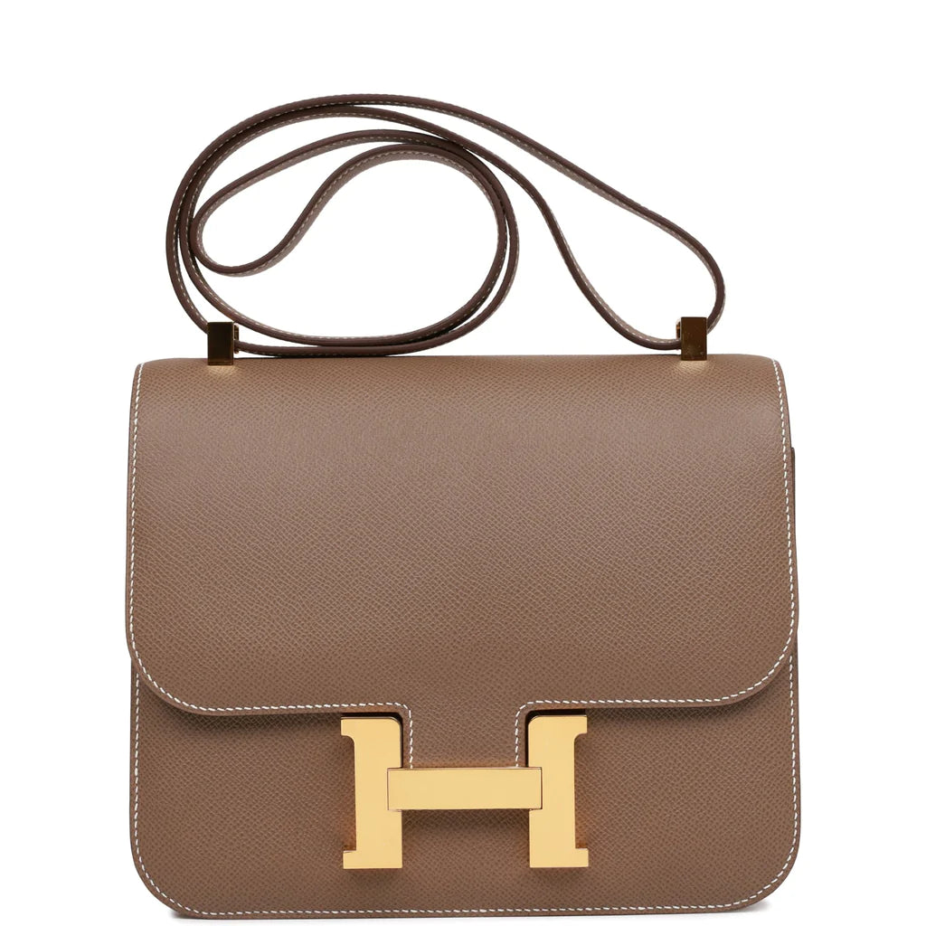 Hermès Constance 24 Etoupe Epsom Gold Hardware