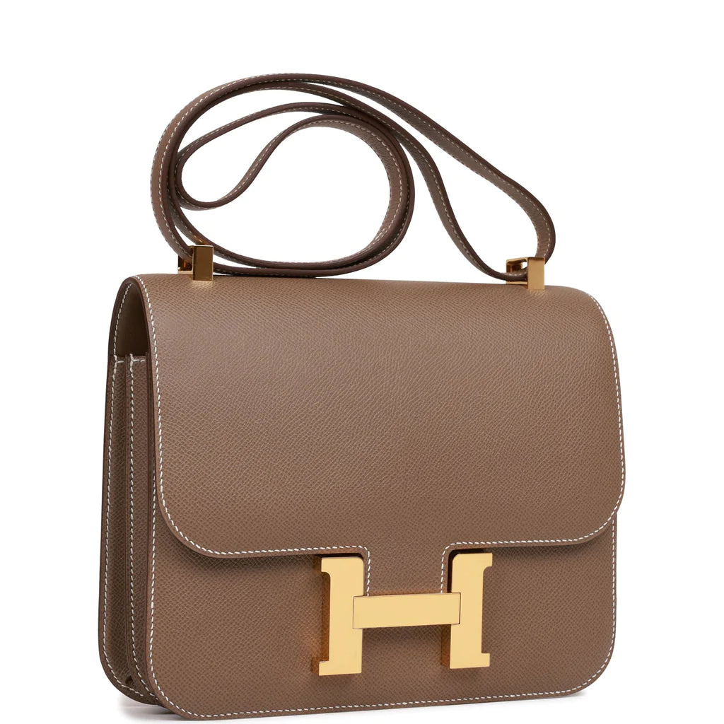 Hermès Constance 24 Etoupe Epsom Gold Hardware