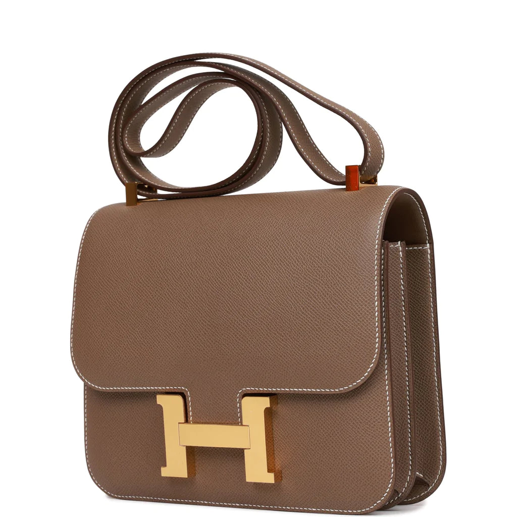 Hermès Constance 24 Etoupe Epsom Gold Hardware